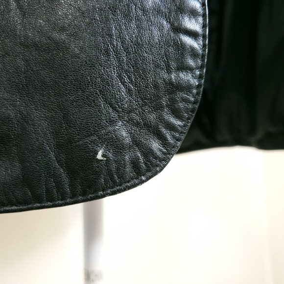 Vintage Wilsons 100% Genuine Leather Long Jacket Womens Size Medium 80s 90s - Picture 3 of 9